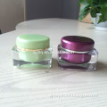 Square Shape Acrylic Cosmetic Jar for Skin Care